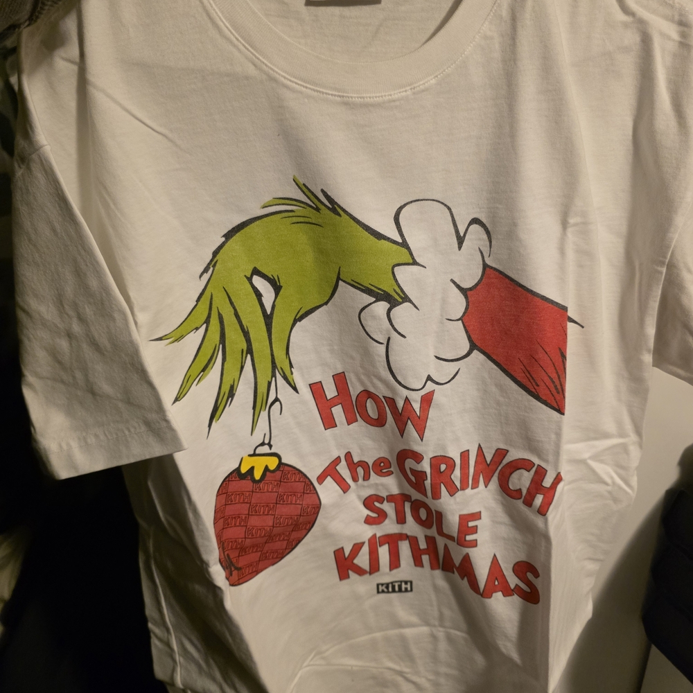Kith White Grinch Holiday Tee